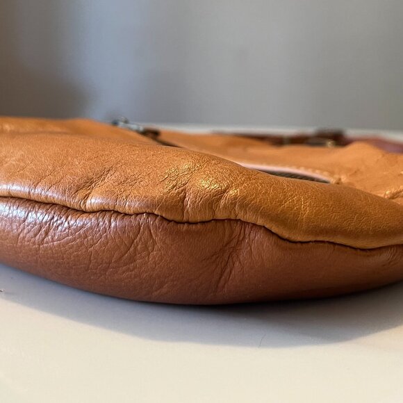 Wanderers Travel Co Versailles Evening Leather Kisslock Crossbody NWOT - Picture 7 of 11